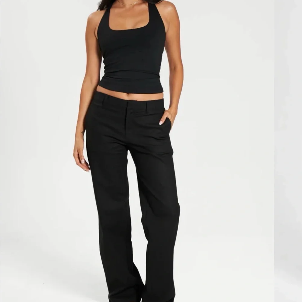 All Things Golden Low Rise Linen Women's Pants - Picture 6 of 6